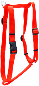 COASTAL Adjustable Nylon Dog Harness M Red