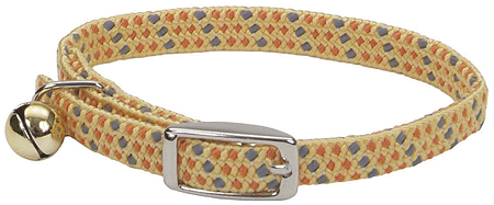 COASTAL Lil Pals Reflective Kitten Collar Yellow