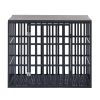 NEW HEAVY DUTY DOG CRATE FURNITURE FOR LARGE DOGS WOOD & STEEL DESIGN DOG CAGE INDOOR & OUTDOOR PET KENNEL 38X30X32INCH PET PLAYPEN WITH COVER METAL D