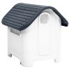 Dog House Gray 23.2"x29.5"x26" Polypropylene