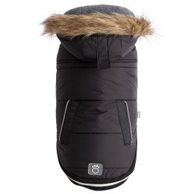 GF Pet Creekside Snowsuit (Color: Black, size: 2XS)