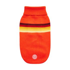 GF Pet Retro Sweater (Color: Orange, size: 3XS)