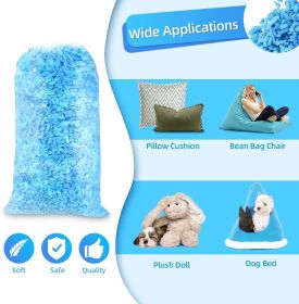 5lbs Bean Bag Filler, Shredded Memory Foam Filling For Bean Bag Chair, Dog Beds, Cushions Pillows, Added Gel Particles (MF231: 5lb)