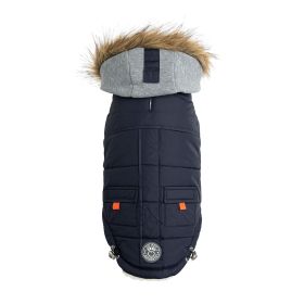 GF Pet Winter Sailor Parka (Color: Navy, size: 4XL)